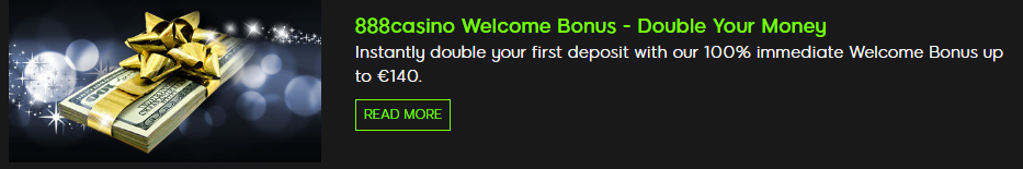 888 Casino bonus and promotions